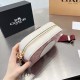 women's Genuine leather Dempsey Camera Bag BADGE pink 22cm×16cm