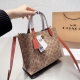 women's Genuine leather Handbag SIGNATURE 24cm×22cm