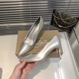 Kate Pump Silver Patent Leather