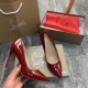 women's Kate Pump Patent Leather Deep red