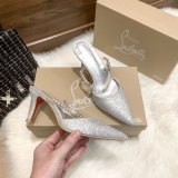 women's High heeled shoes Silver