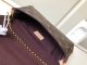 women's Original Genuine leather Favorite Shoulder bag Dark brown 24cmx14cmx4cm