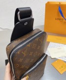 Men's Original Genuine leather Chest bag