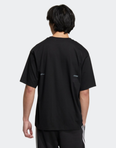 Summer Unisex casual logo Prints short sleeved T-shirt Black HS2007