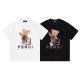 Bear pattern 23SS adult 100% Cotton casual Print short sleeved Crewneck t shirt Tees Clothing oversized