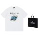 Slipper pattern 23SS adult 100% Cotton casual Print short sleeved Crewneck t shirt Tees Clothing oversized