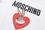 Love Bunny pattern 23SS adult 100% Cotton casual Print short sleeved Crewneck t shirt Tees Clothing oversized