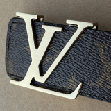 Original l&v Initiales signature genuine leather buckle reversible classics retro belt（ Multiple colors）