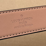 Original l&v Initiales signature genuine leather buckle reversible classics retro belt（ Multiple colors）