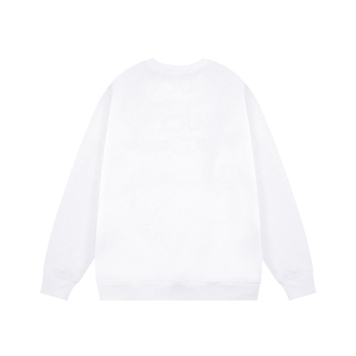 Spring casual Alphabet print adult unisex Long sleeve Crew neck sweatshirt White 021