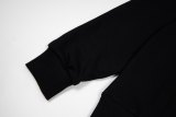 Spring casual Label decals adult unisex Long sleeve Crew neck sweatshirt black 31