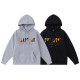 Spring Men's Casual Letter Embroidery Hoodies Long Sleeve Drawstring Pocket Casual Pullover Sweatshirt PKQ-8820#