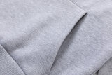 Spring Men's Casual Letter Embroidery Hoodies Long Sleeve Drawstring Pocket Casual Pullover Sweatshirt PKQ-8827#