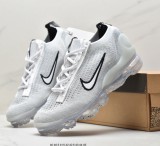 Air VaporMax 2021 FK White Black Metallic Silver