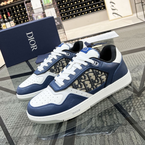 Dior B27 Low Blue Cream Dior Gray Beige Black Dior Oblique Jacquard