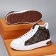 Luxembourg High top White Brown