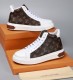 Luxembourg High top White Brown