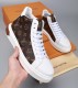 Luxembourg High top White Brown