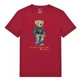 Summer 23SS Men's Adult casual Bear print short sleeved Crewneck t shirt
