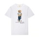 Summer 23SS Men's Adult casual Bear print short sleeved Crewneck t shirt