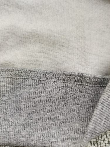 Spring casual 100% cotton Alphabet Print Men's High Quality Long sleevePullover Tops Casual Round Neck Sweatshirt grey