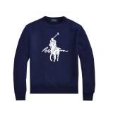 Spring casual 100% cotton Alphabet Print Men's High Quality Long sleevePullover Tops Casual Round Neck Sweatshirt blue