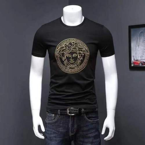 Humanoid pattern 23SS adult 100% Cotton casual Print short sleeved Crewneck t shirt Tees Clothing oversized Black