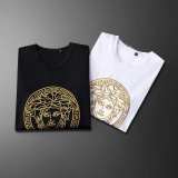 Humanoid pattern 23SS adult 100% Cotton casual Print short sleeved Crewneck t shirt Tees Clothing oversized Black