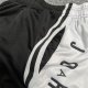 adult Mens Jacquard Basketball Casual Shorts Black