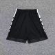 adult Mens Embroidery Basketball Casual Shorts black
