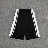 adult Mens Jacquard Basketball Casual Shorts Black