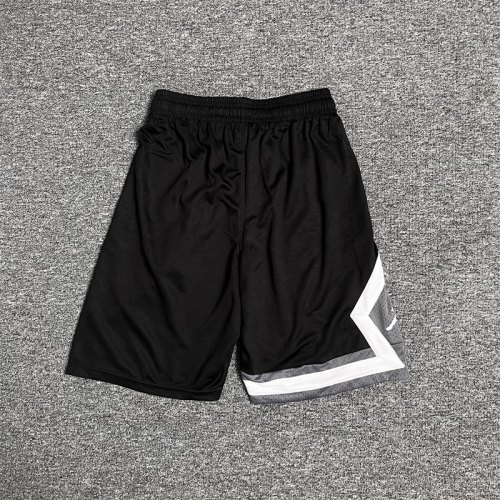 adult Mens Print Drawstring Basketball Casual Shorts Black