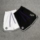 adult Mens Embroidery Drawstring Basketball Casual Shorts With pockets Black