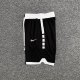 adult Mens Embroidery Drawstring Basketball Casual Shorts black