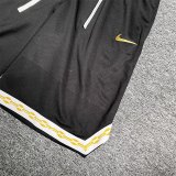 adult Mens Print Drawstring Basketball Casual Shorts With pockets black
