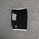 adult Mens Alphabet Print Basketball Casual Shorts Black