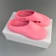 Foam rubber muller shoes pink