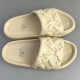 Waterfront Mule Monogram Slides Off white