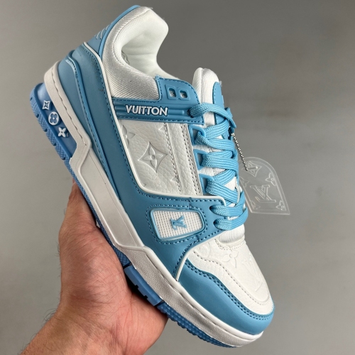 Trainer Low White Sky Blue