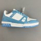 Trainer Low White Sky Blue