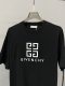 Summer 23SS Men's Adult casual Alphabet Print short sleeved Crewneck t shirt black