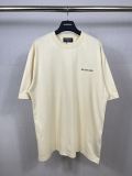Summer 23SS Men's Adult casual Alphabet Print short sleeved Crewneck t shirt Off white