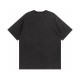 Alphabet pattern 23SS adult 100% Cotton casual Print short sleeved Crewneck t shirt Tees Clothing oversized black