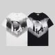 Graffiti pattern 23SS adult Cotton casual Print short sleeved Crewneck t shirt Tees Clothing oversized black G1031