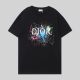Starry spots pattern 23SS adult Cotton casual Print short sleeved Crewneck t shirt Tees Clothing oversized black G1033