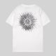 Sun pattern 23SS adult Cotton casual Print short sleeved Crewneck t shirt Tees Clothing oversized White G1028