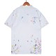 Summer 23SS Men's Adult casual print short sleeved polo shirt white 033