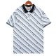 Summer 23SS Men's Adult casual Full body print short sleeved polo shirt white 067
