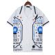 Summer 23SS Men's Adult casual print short sleeved shirt white Q195