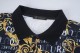 Summer 23SS Men's Adult casual Full body print short sleeved polo shirt black 072